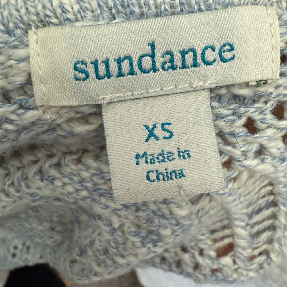 Sundance Shadow Bay Open Knit Balloon Sleeve Sweater Size XS‎ - Picture 6 of 10